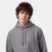 Model wearing Champion S101 Unisex Reverse Weave Hoodie