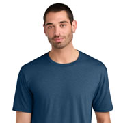 Model wearing District DM130 Perfect Tri Tee