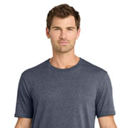 Model wearing Volunteer Knitwear VL40 Tri Tee